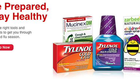 CVS.com 'Be Prepared, Stay Healthy' Display Ad