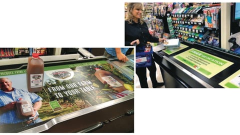 J&J Weis Markets Conveyer Belt Ads