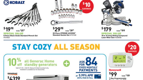 Lowe’s Porter-Cable Feature