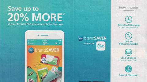 P&G 'Save Up To 20% More' FSI