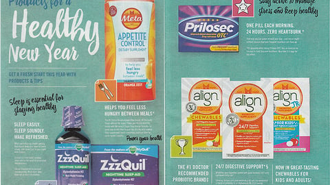 P&G 'Products for a Healthy New Year' FSI