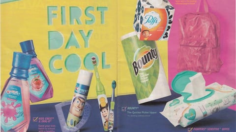 P&G 'First Day Cool' FSI