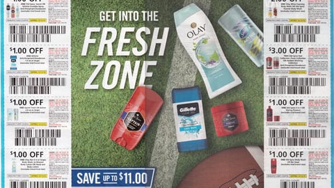 P&G 'Get into the Fresh Zone' FSI
