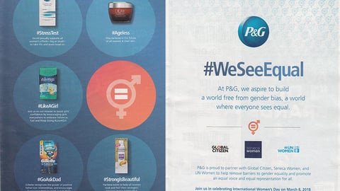 P&G 'WeSeeEqual' FSI