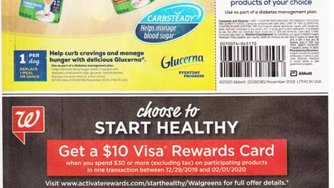 Walgreens Johnson & Johnson 'Start Healthy' FSI