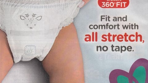 Walmart Pampers 'All Stretch' FSI