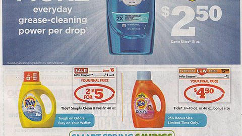 Procter & Gamble Family Dollar '2X More' FSI