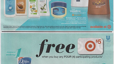 Target Unilever 'Free' FSIs