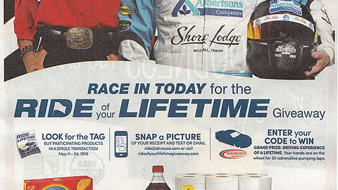 Albertsons 'Ride of Your Lifetime' FSI