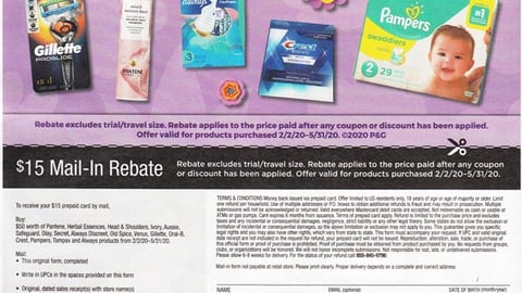P&G 'Buy $50' FSI