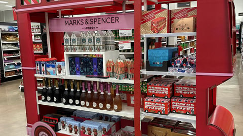 Target Marks & Spencer London Aisle Display