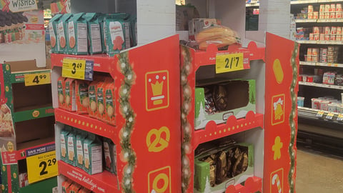 Kroger Holiday Market Aisle Display