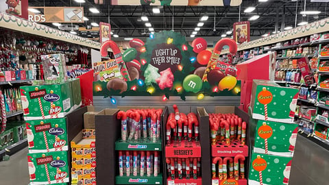 Kroger 'Light Up Their Smiles' Endcap Display
