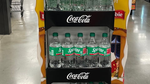 Sprite 'Eat, Drink And Be Cranberry' Floorstand