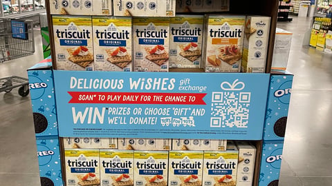 Mondelez 'Delicious Wishes' Aisle Display