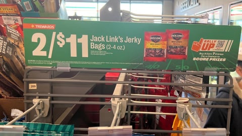 7-Eleven Jack Link's 'Rally Up' Display Rack Header