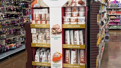 Dove Holiday Treats Walmart Endcap