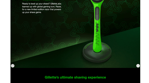 Gillette Labs Razer Target Brand Showcase
