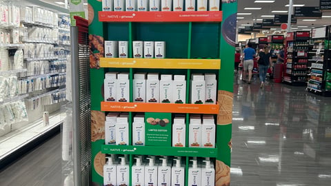 Native x Girl Scouts Target Endcap