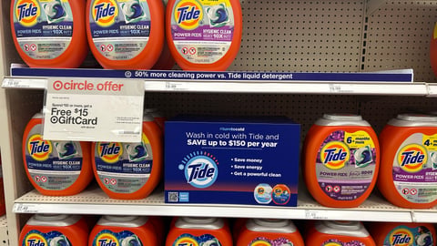 Target Tide #TurntoCold In-Line Display
