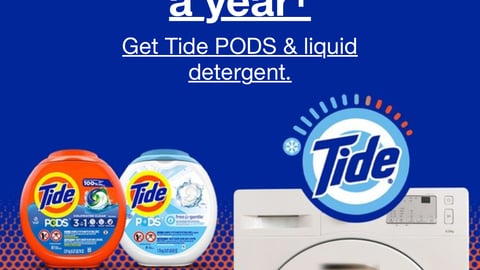 Target Tide 'Wash in Cold' Web Page