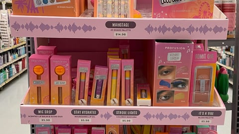 Walmart Profusion Cosmetics It's a Vibe Festival Collection Endcap