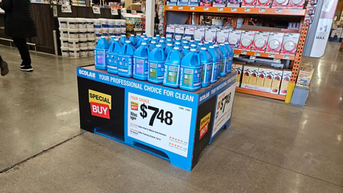 Home Depot Ecolab 'Special Buy' Pallet Display