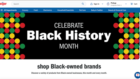 Meijer 'Celebrate Black History Month' Web Page