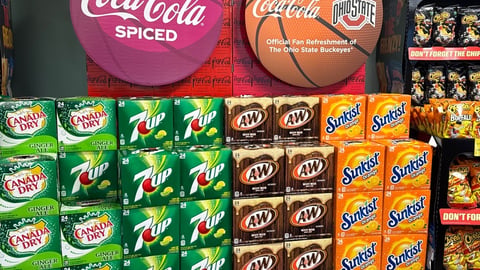 Coca-Cola 'Official Fan Refreshment' Basketball Header