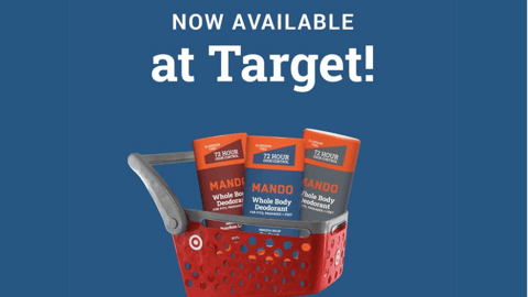 Mando 'Now Available at Target' Facebook Update