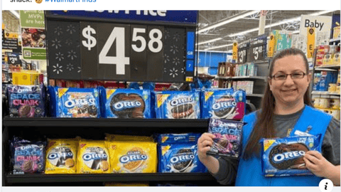 Walmart Oreo Space Dunk Facebook Update
