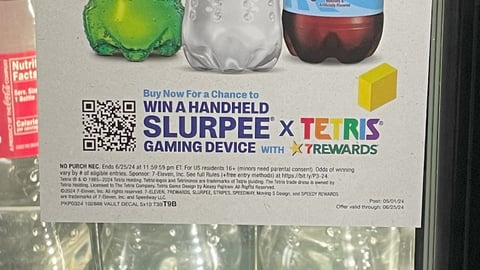 7-Eleven Tetris Cooler Clings