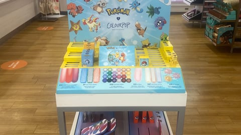 Pokemon Colourpop Table Display