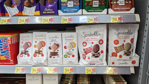 Walmart Sprinkles In-Line Display