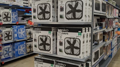 Walmart Lasko Rollback Endcap