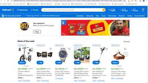 Walmart Ritz 'All Flavours Welcome' Display Ad