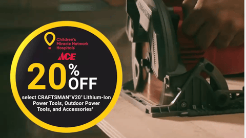Ace Hardware Craftsman Children's Miracle Network Facebook Update