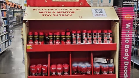 Old Spice 'Become A Mentor' Endcap