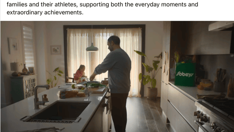 Sobeys 'Words of Encouragement' Facebook Update