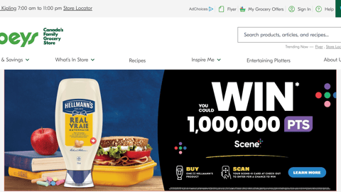Sobeys Hellmann's 'You Could Win' Carousel Ad