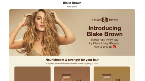 Target Blake Brown Web Page