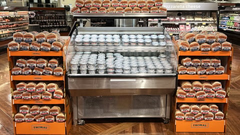 Thomas' Philadelphia Refrigerated Display