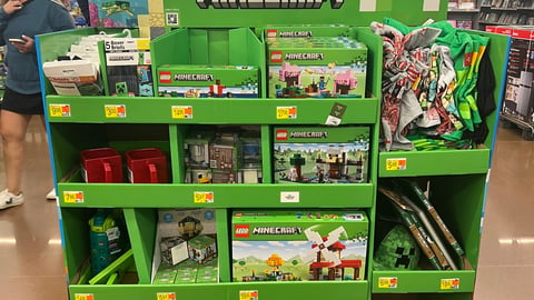 Walmart Minecraft 'Exclusive In-Game Item' Half Pallet