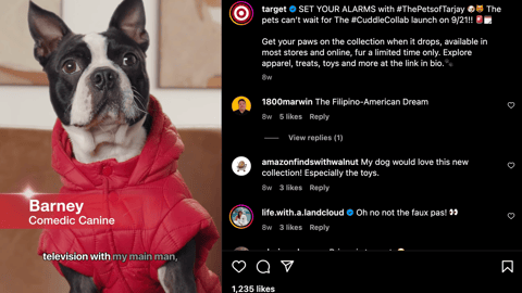 Target The Cuddle Collab 'Set Your Alarms' Instagram Update