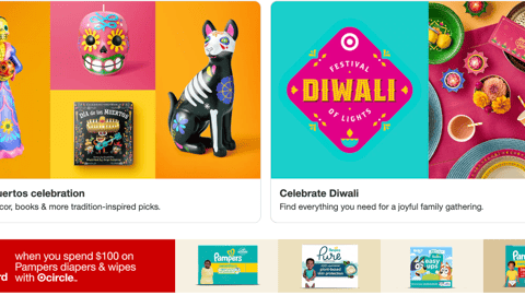 Target 'Dia de Muertos Celebration' Display Ad