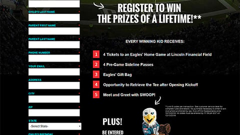 Acme 'Kickoff Kid' Microsite