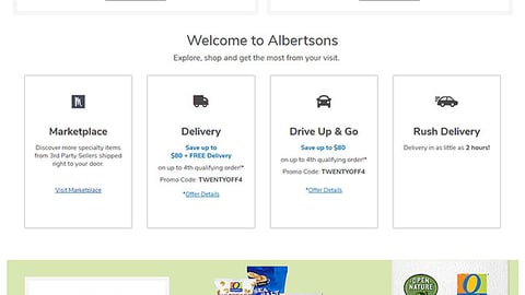 Albertsons Home Page