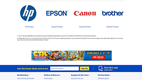 Best Buy 'Crash Team Racing' Display Ad