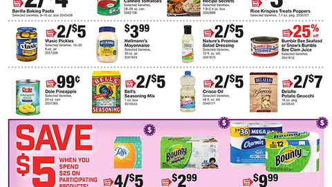 Shop & Shop, Giant Food P&G ‘Save $5’ Features