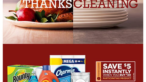P&G Albertsons ‘Thankscleaning’ Promotion